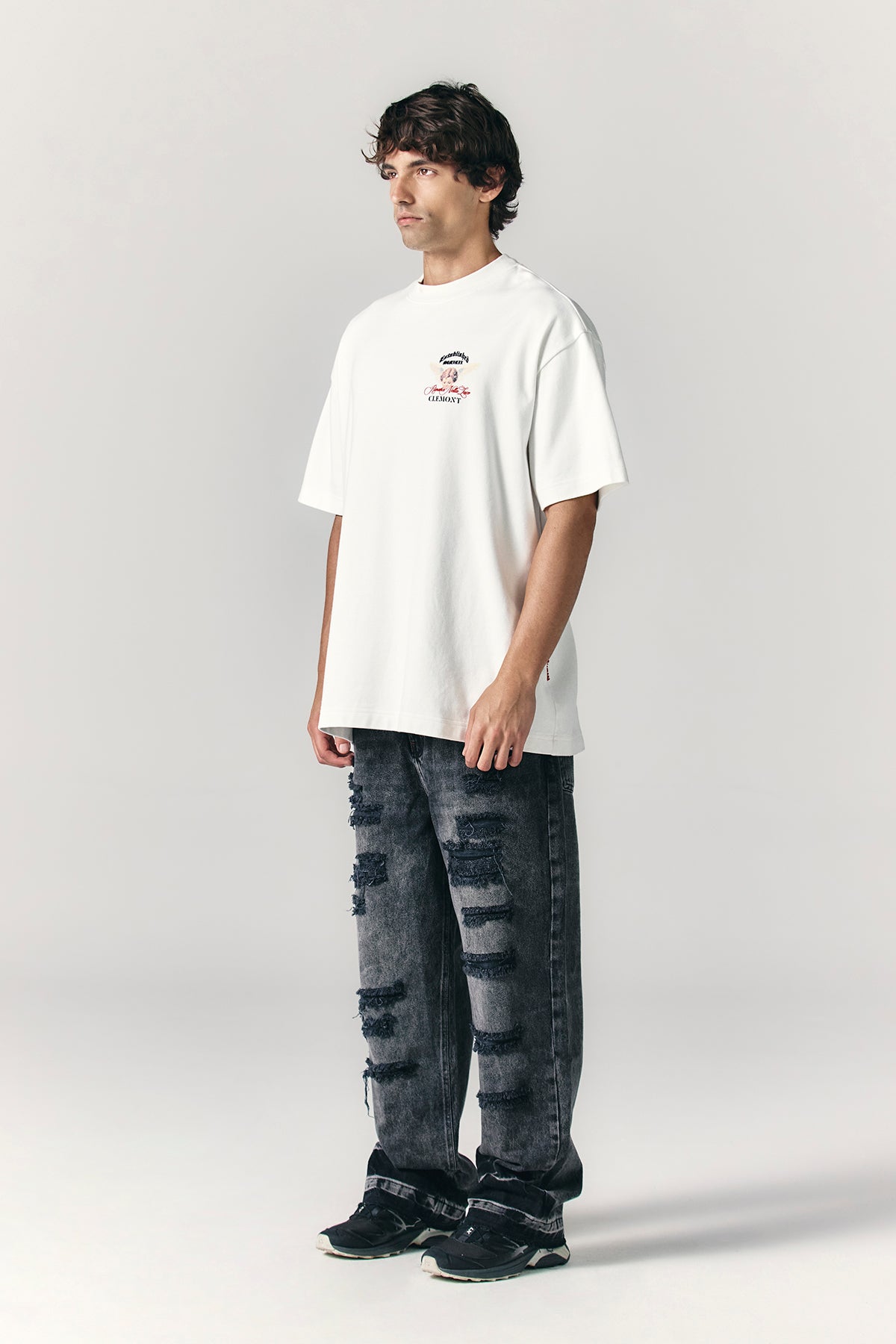 CAMISETA CLEMONT OVERSIZED HOMBRE ECCELLENZA CREM