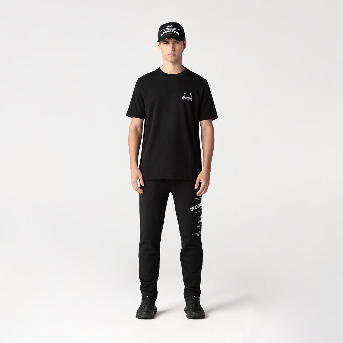 GASHER T-SHIRT MEN BLACK
