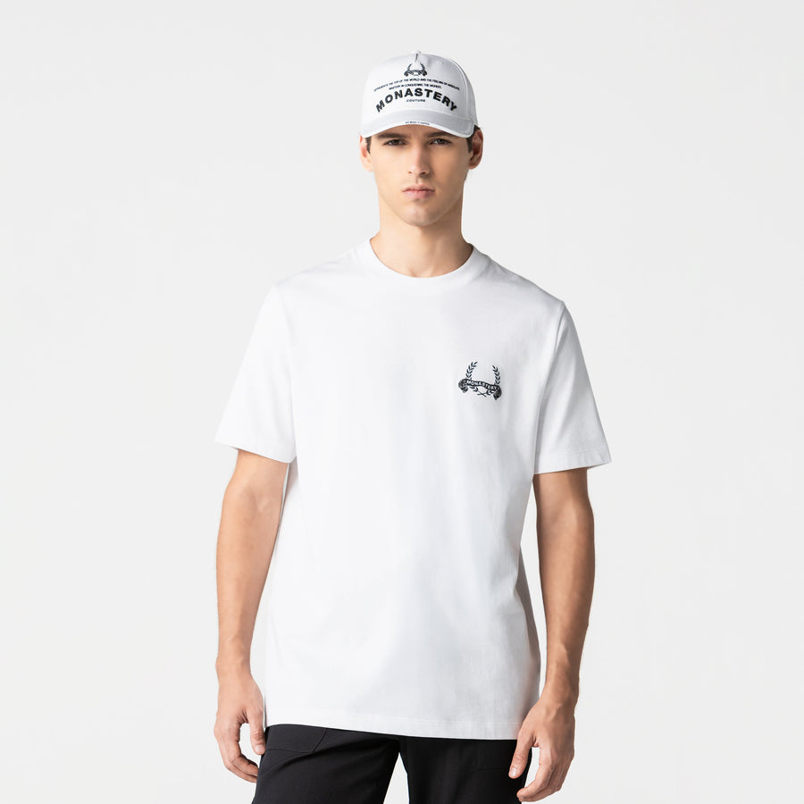 CAMISETA GASHER MONASTERY WHITE