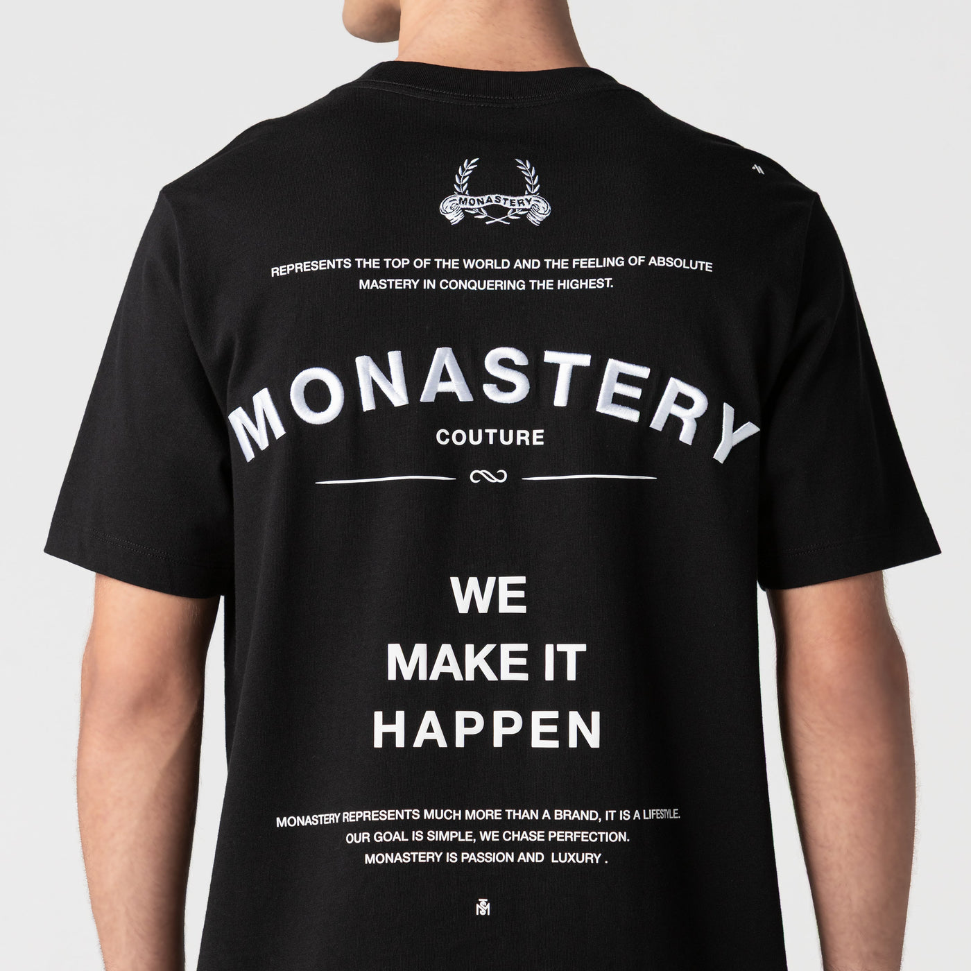 GASHER T-SHIRT MEN BLACK