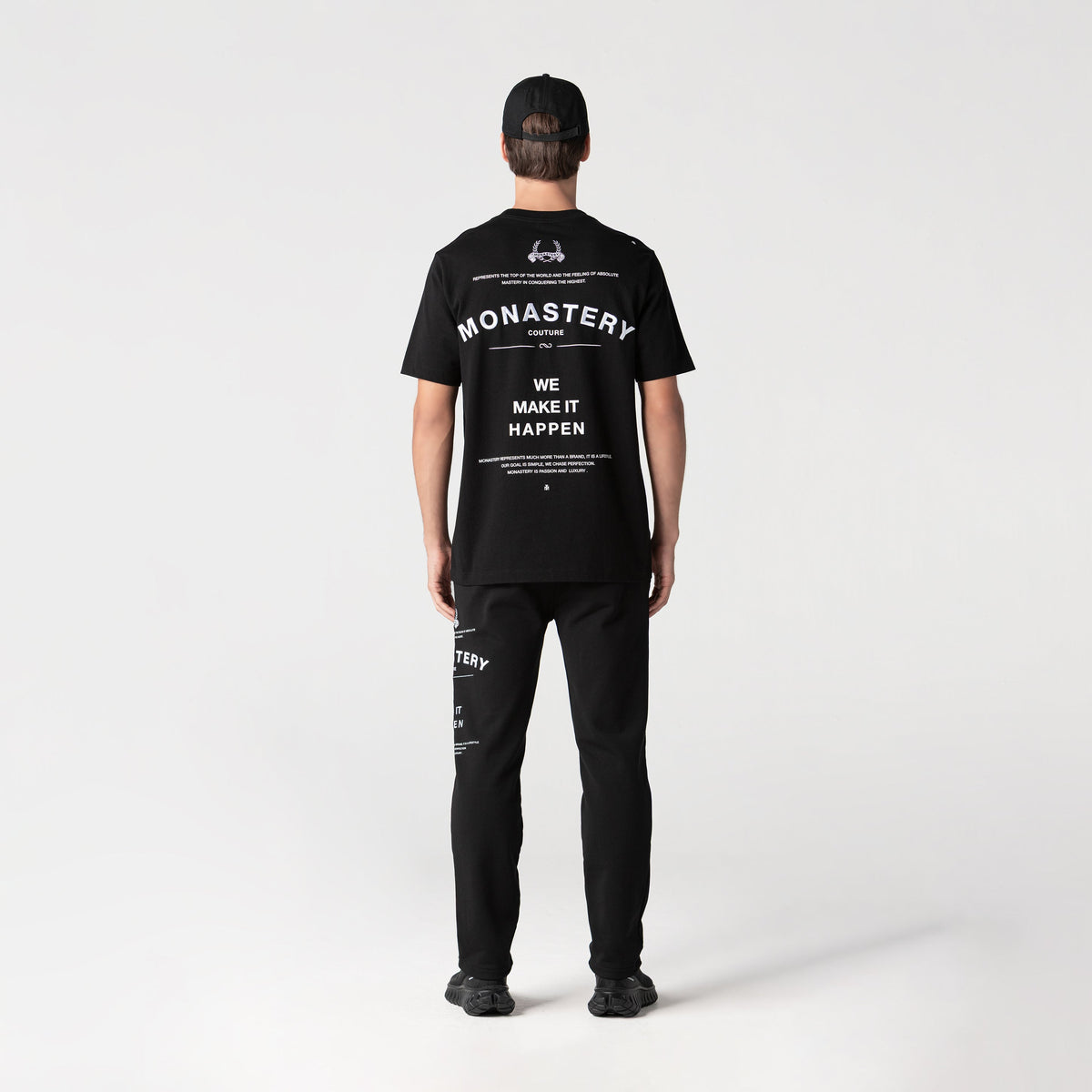 GASHER T-SHIRT MEN BLACK