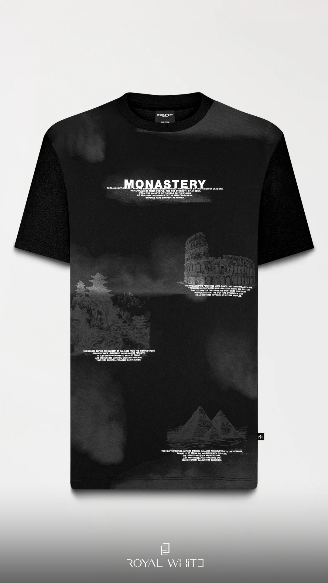 CAMISETA ARCUS MONASTERY BLACK