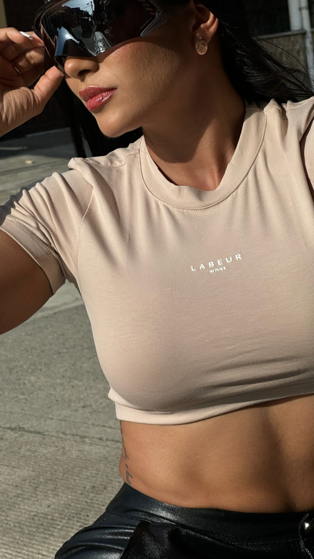 CROP TOP WMNS LAUREN MOCCA