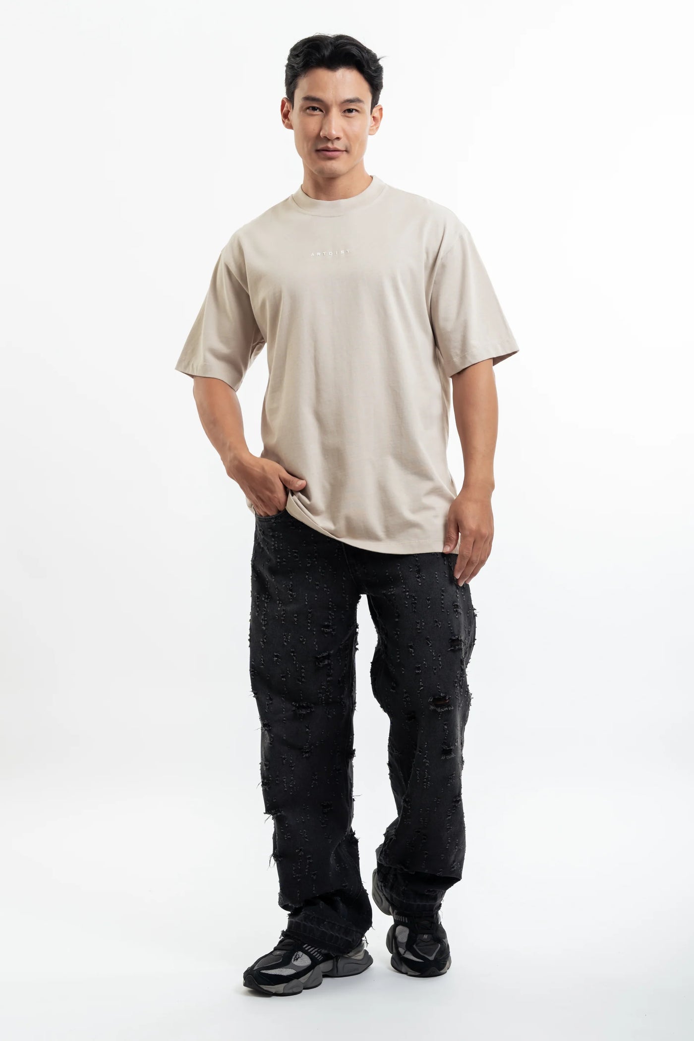 CAMISETA COLUMN SAND ARTDIST CREMA