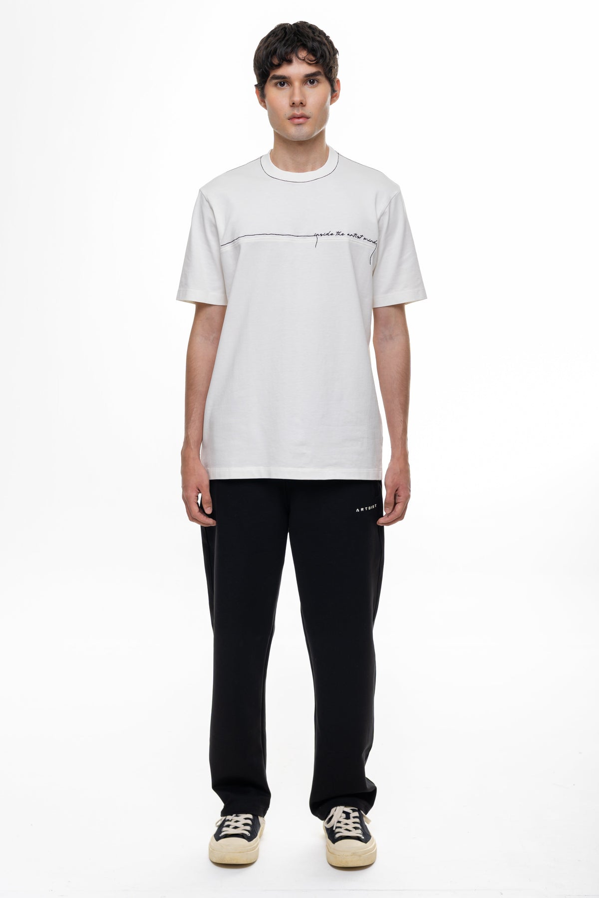 Stroke Ivory T-Shirt | Studio Pieces Collection | Artdist