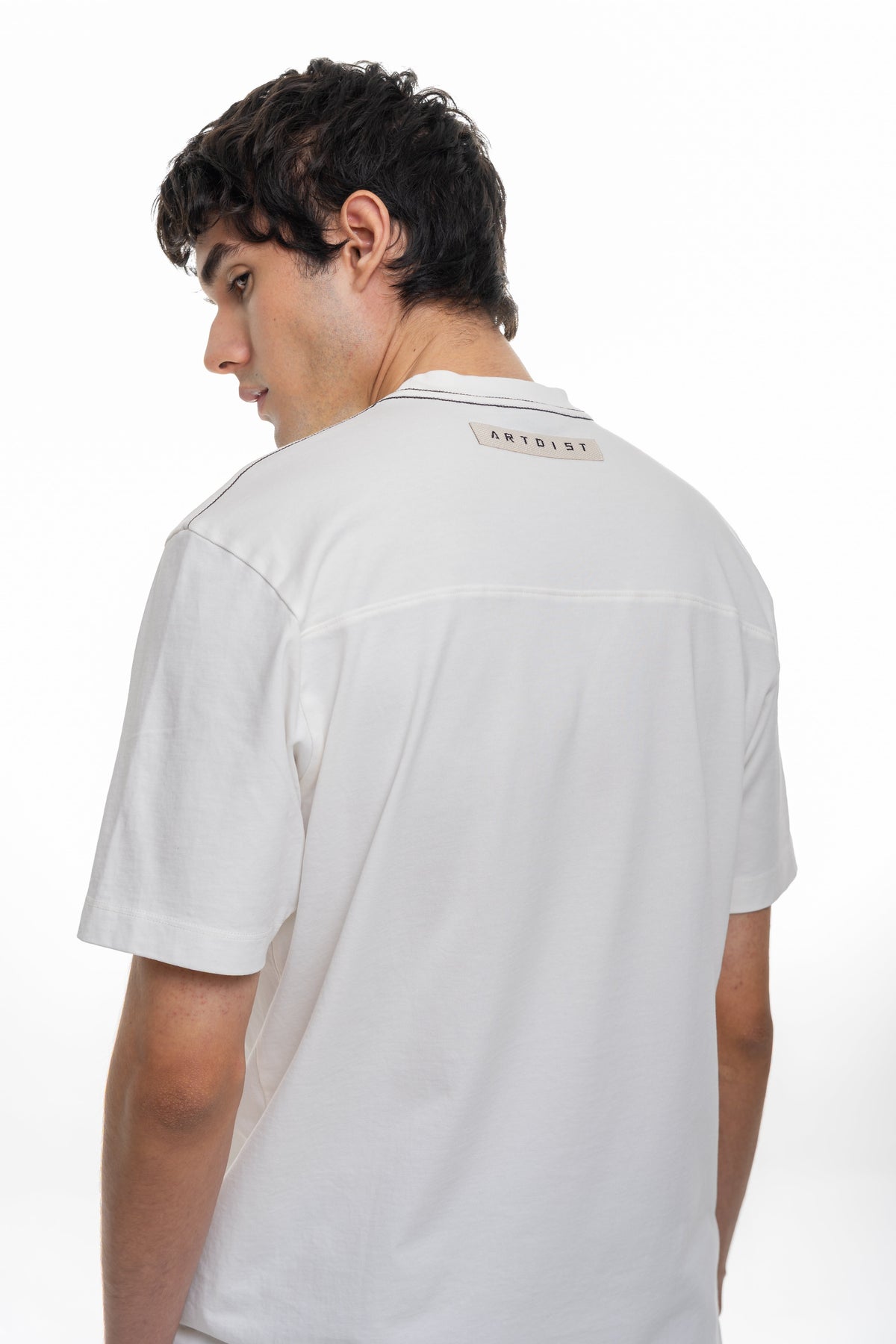 Stroke Ivory T-Shirt | Studio Pieces Collection | Artdist