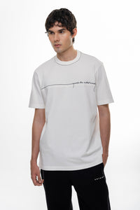 Stroke Ivory T-Shirt | Studio Pieces Collection | Artdist