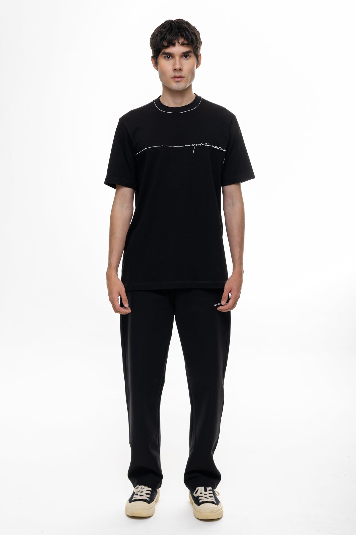 Stroke Black T-Shirt | Studio Pieces Collection | Artdist