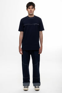 Stroky Navy T-Shirt | Studio Pieces Collection | Artdist