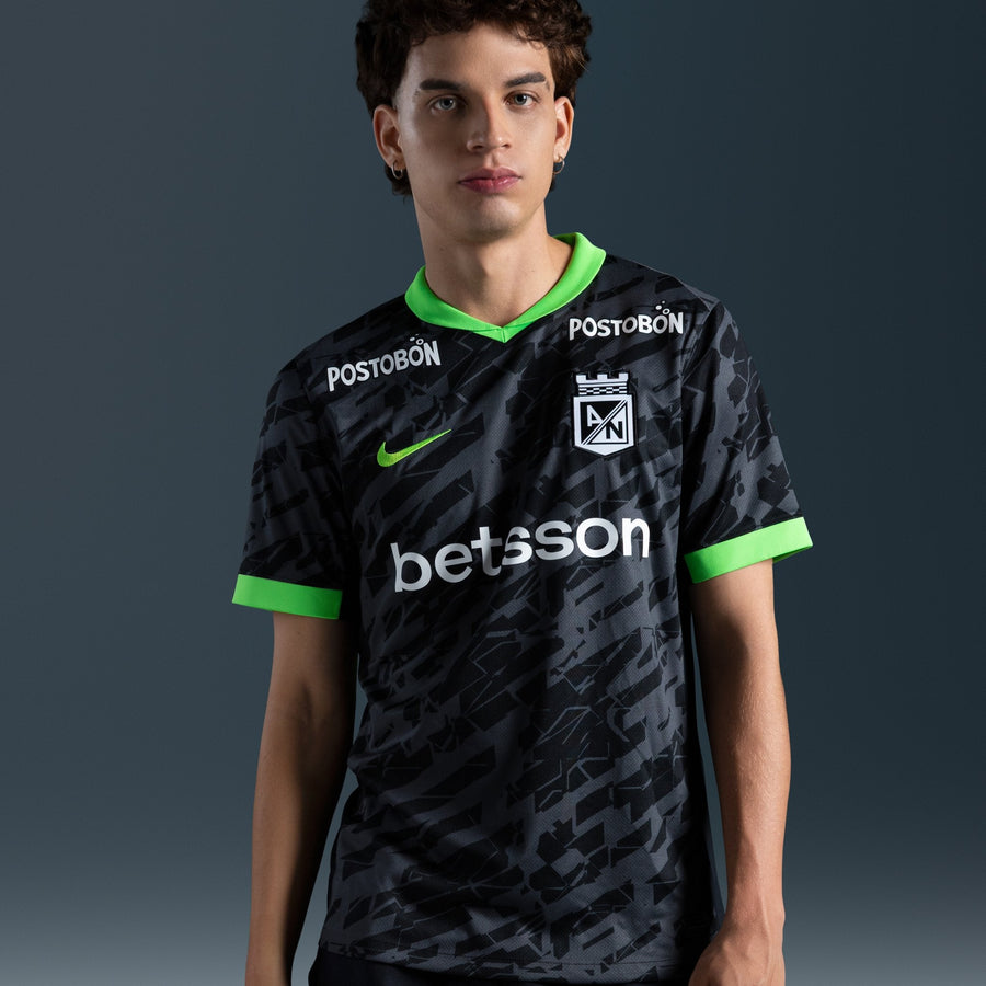 CAMISETA ATLÉTICO NACIONAL TERCER KIT 26 NEGRO
