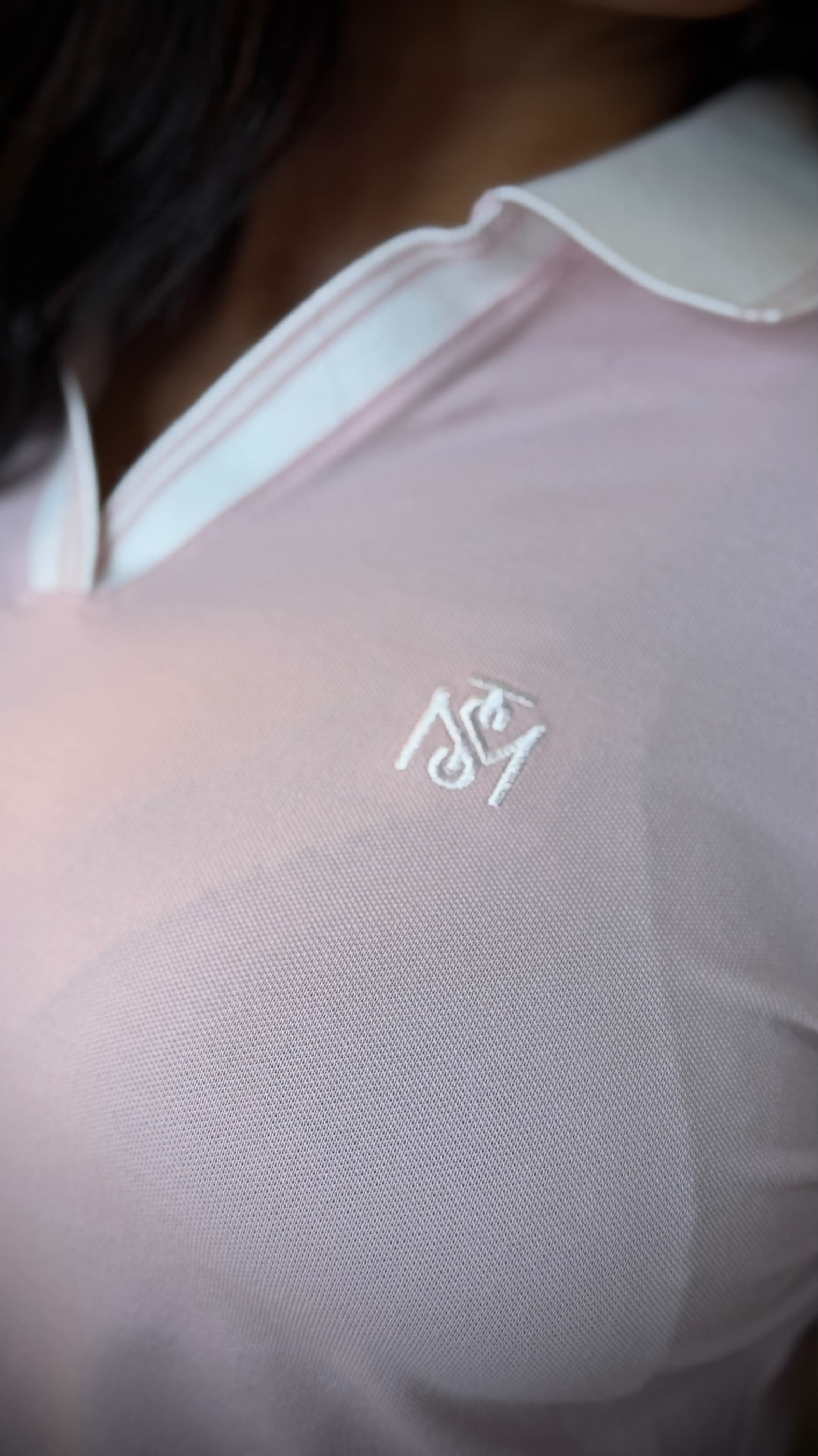 CROP TOP POLO MONASTERY ELENTH ROSE