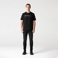 PIOLETT T-SHIRT MEN BLACK