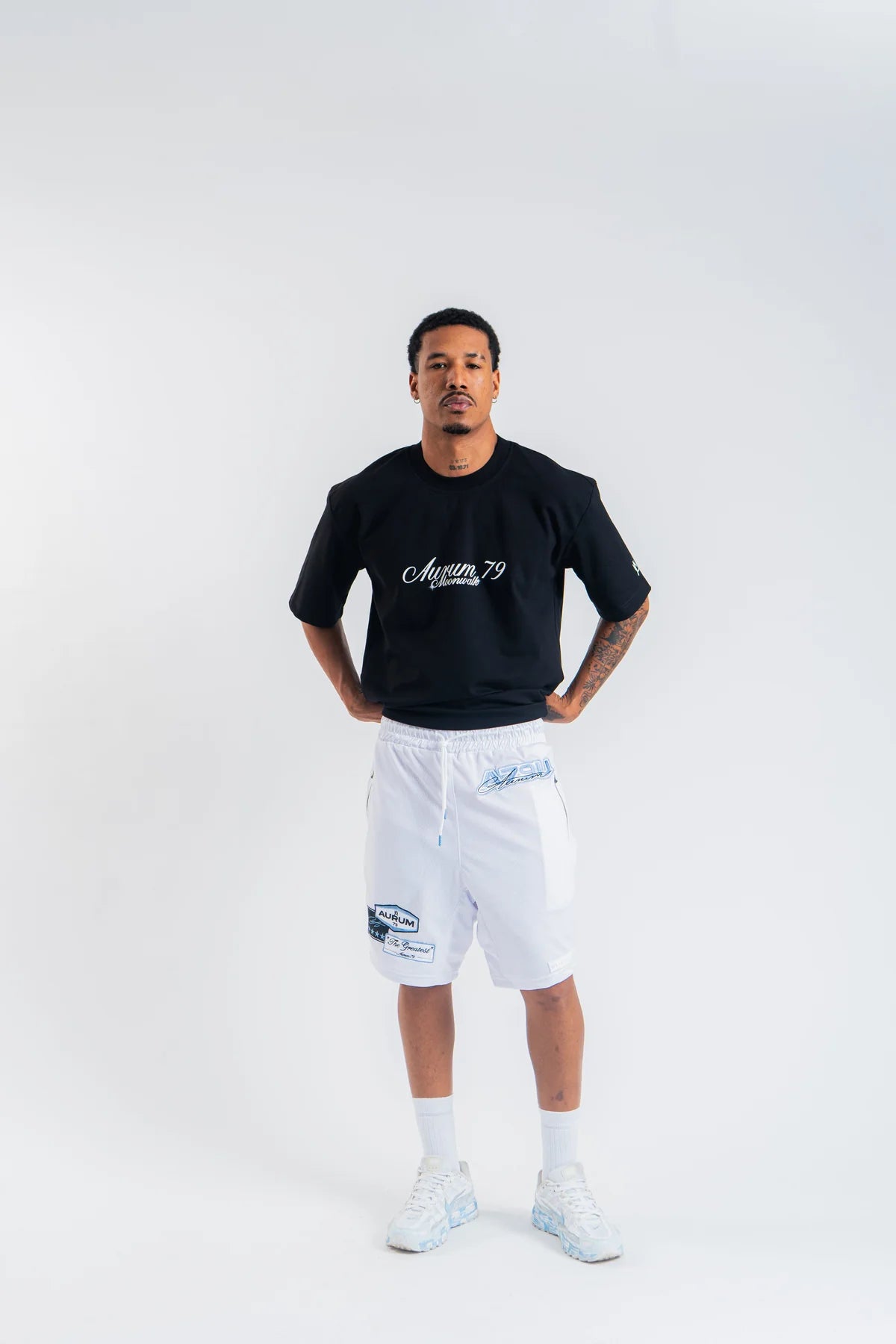 SHORTS STAR PATCH AURUM