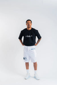 SHORTS STAR PATCH AURUM