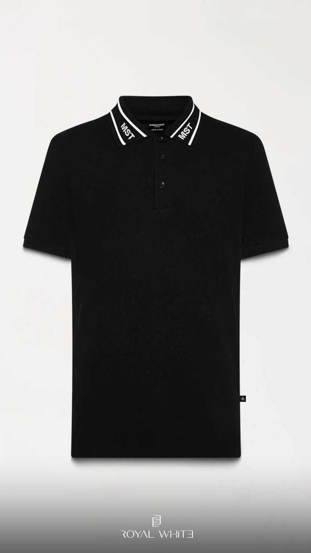 CAMISETA APALUSA POLO MONASTERY BLACK