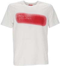 Camiseta  Diesel Logo Printed Distressed T-Shirt