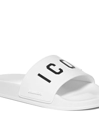 Chanclas  logo en 3D de Dsquared2