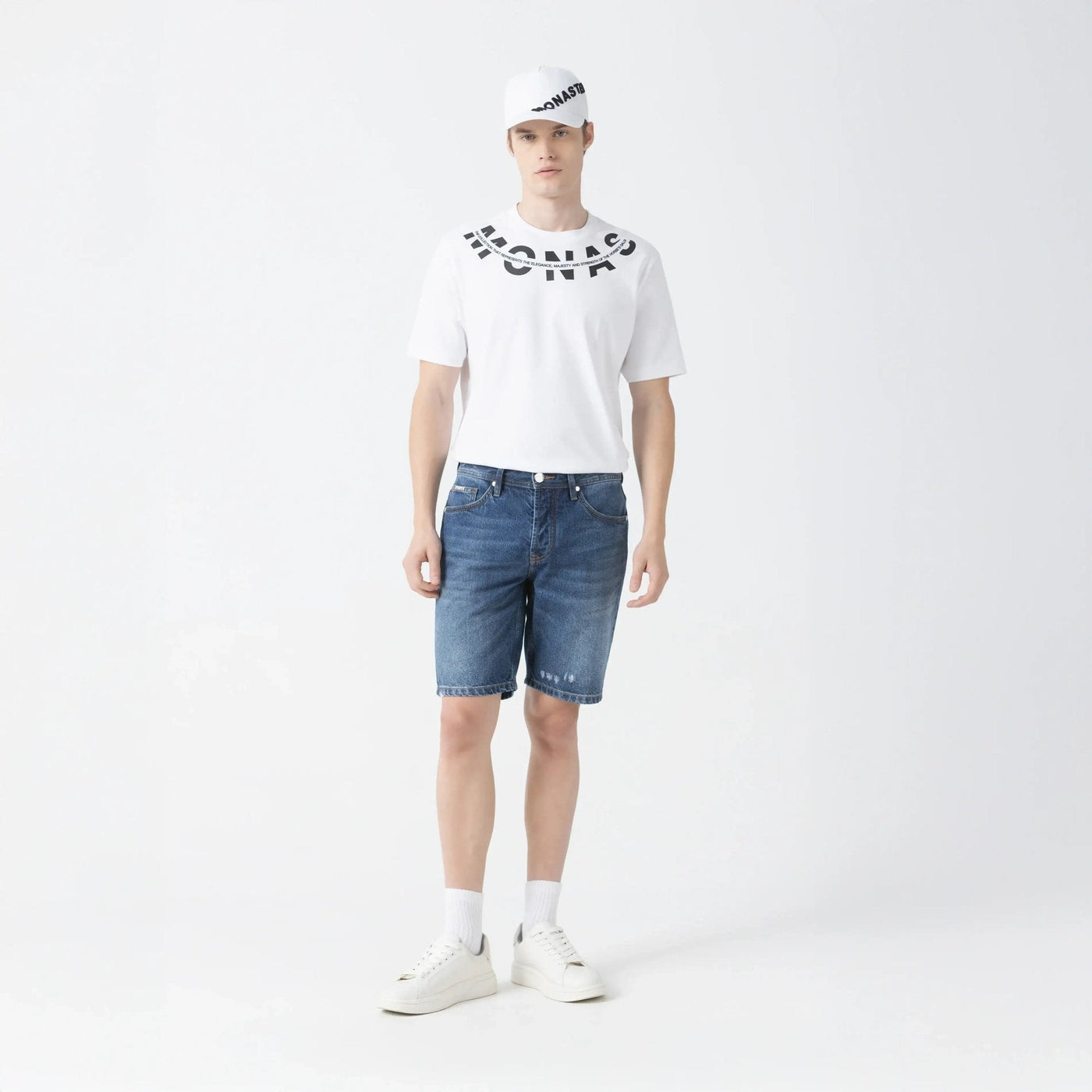 BROOME DENIM SHORT MEN BLUE DENIM