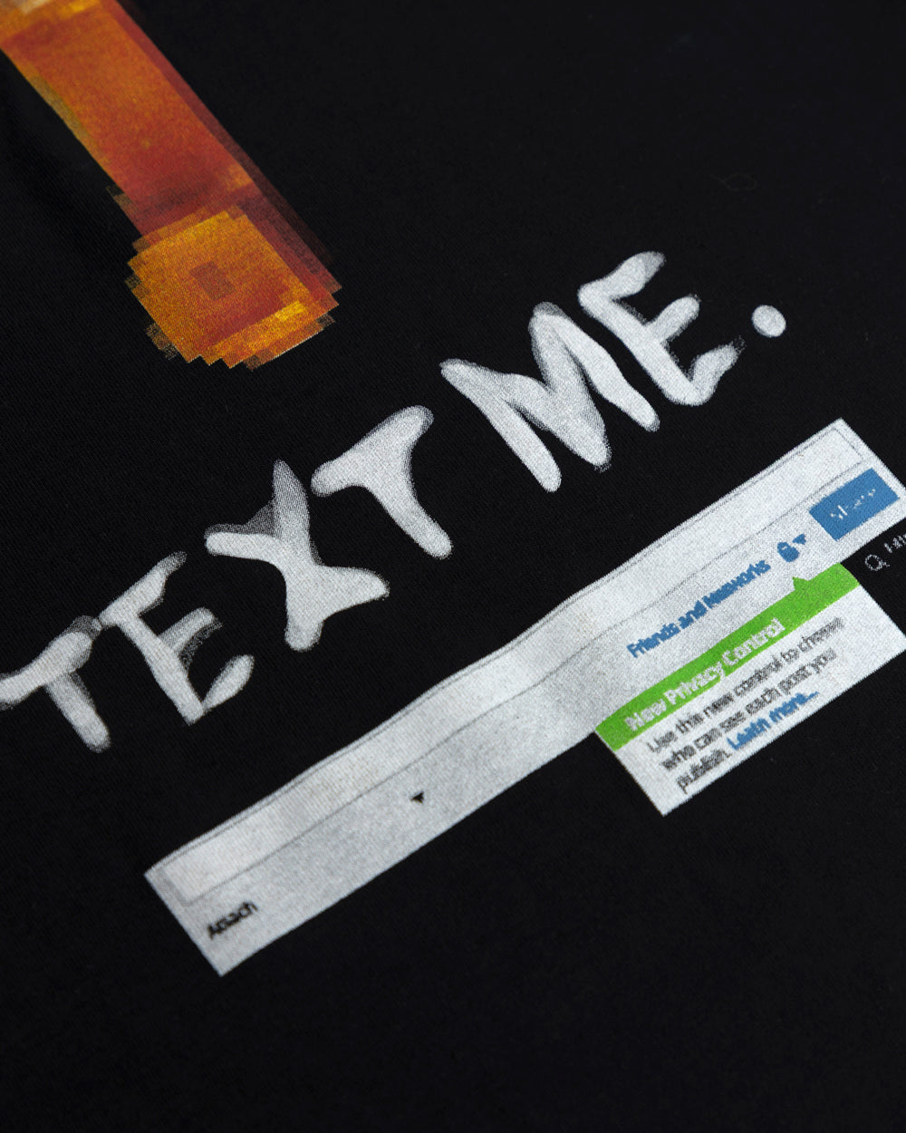 CAMISETA Y/OUT  TEXT ME T-SHIRT