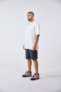 CAMISETA OVERSIZED MASCULINO METAMORFOSI CREMA CLEMONT - CLEMONT.CO S.A.S.
