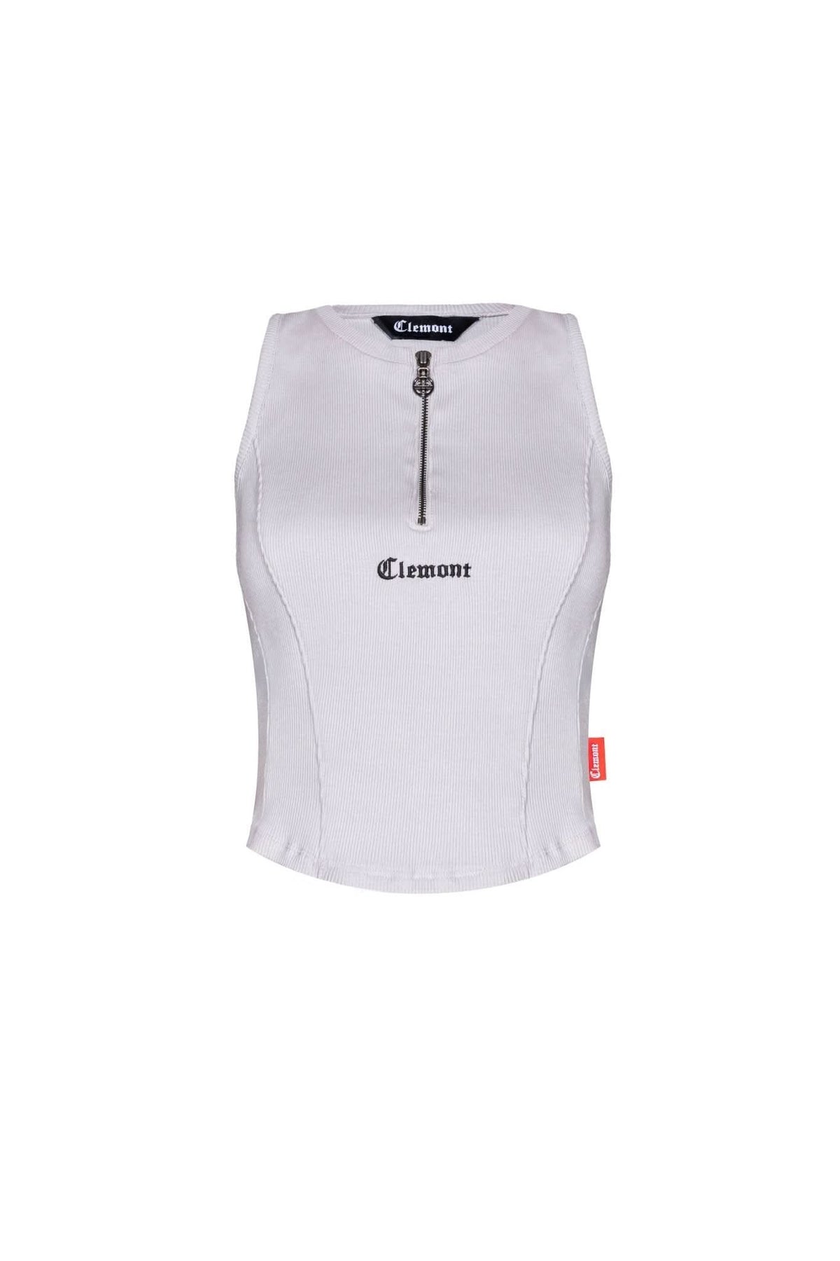 Crop Top Fragile gris mujer | CLEMONT.CO S.A.S.