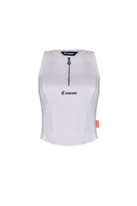 Crop Top Fragile gris mujer | CLEMONT.CO S.A.S.