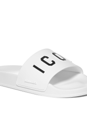 Chanclas  logo en 3D de Dsquared2
