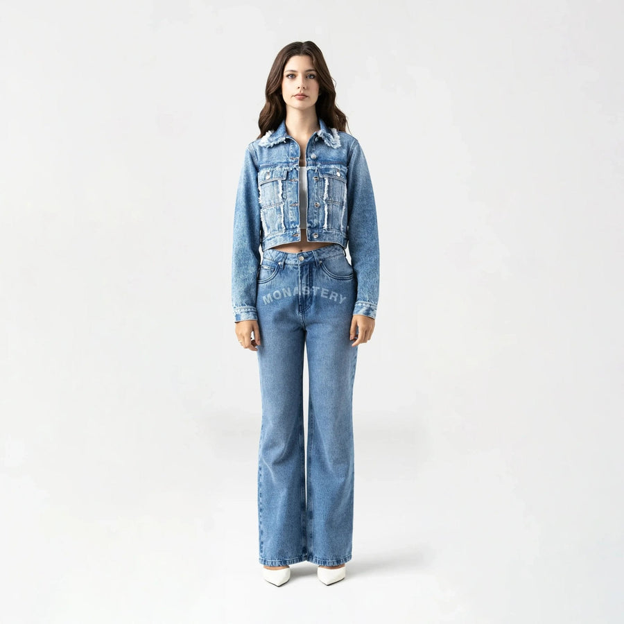 CHAQUETA HOSHI WOMEN MONASTERY BLUE