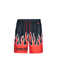 PANTALONETA MASCULINO PARADIGMA NEGRO/ROJO CLEMONT