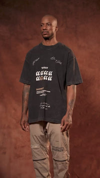 CAMISETA Y/OUT - WORD UP T SHIRT