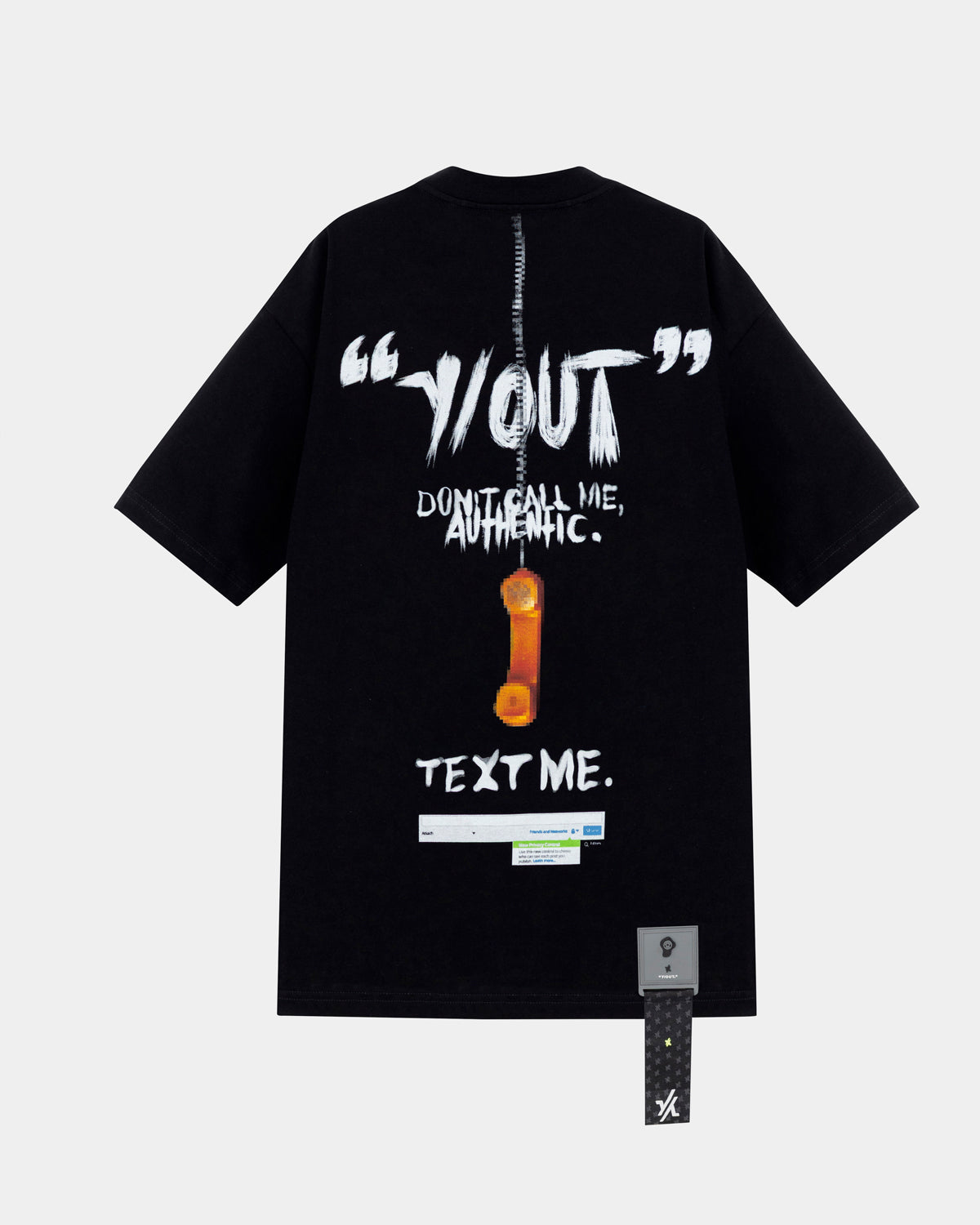 CAMISETA Y/OUT  TEXT ME T-SHIRT